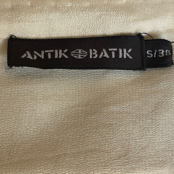 New!Antik Batik embellished holly ivory tunic size S - Picture 10 of 16